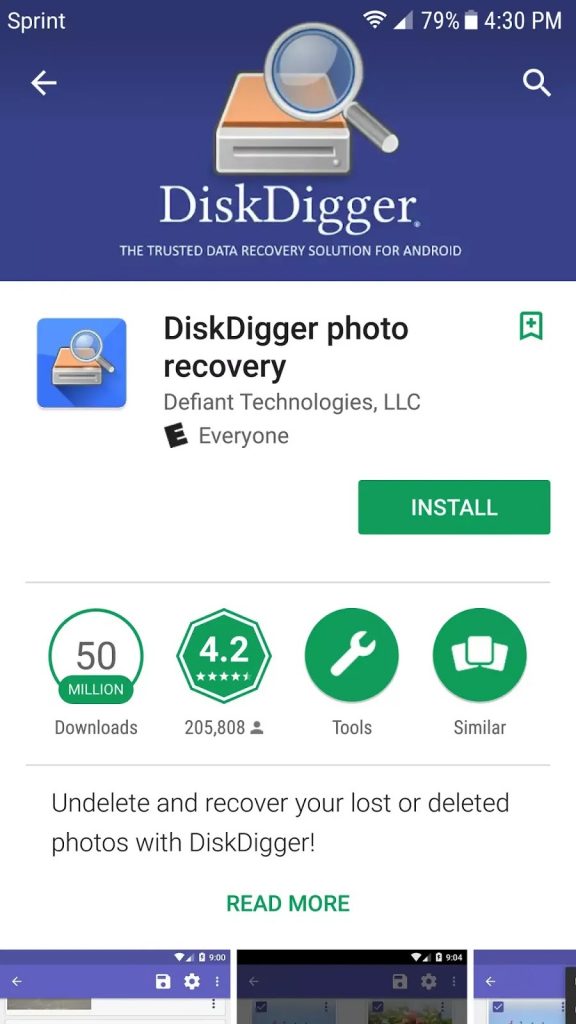 DiskDigger photo recovery 