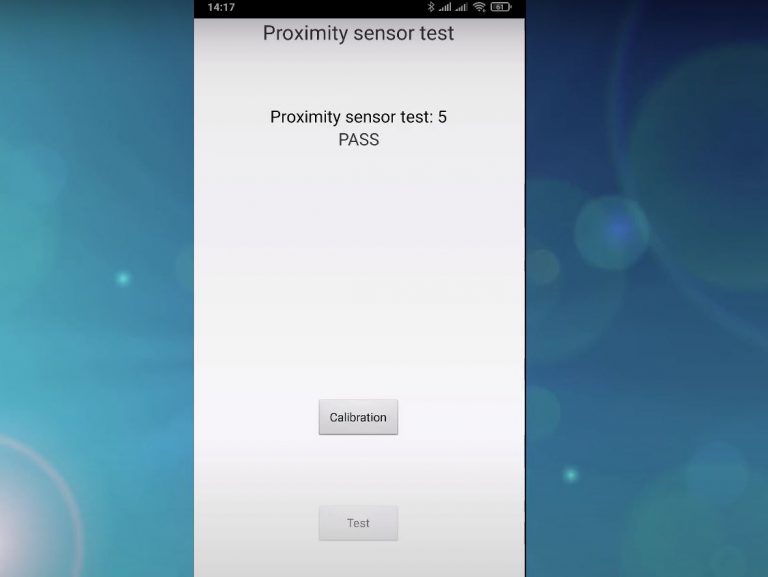Откалибровать датчик приближения xiaomi